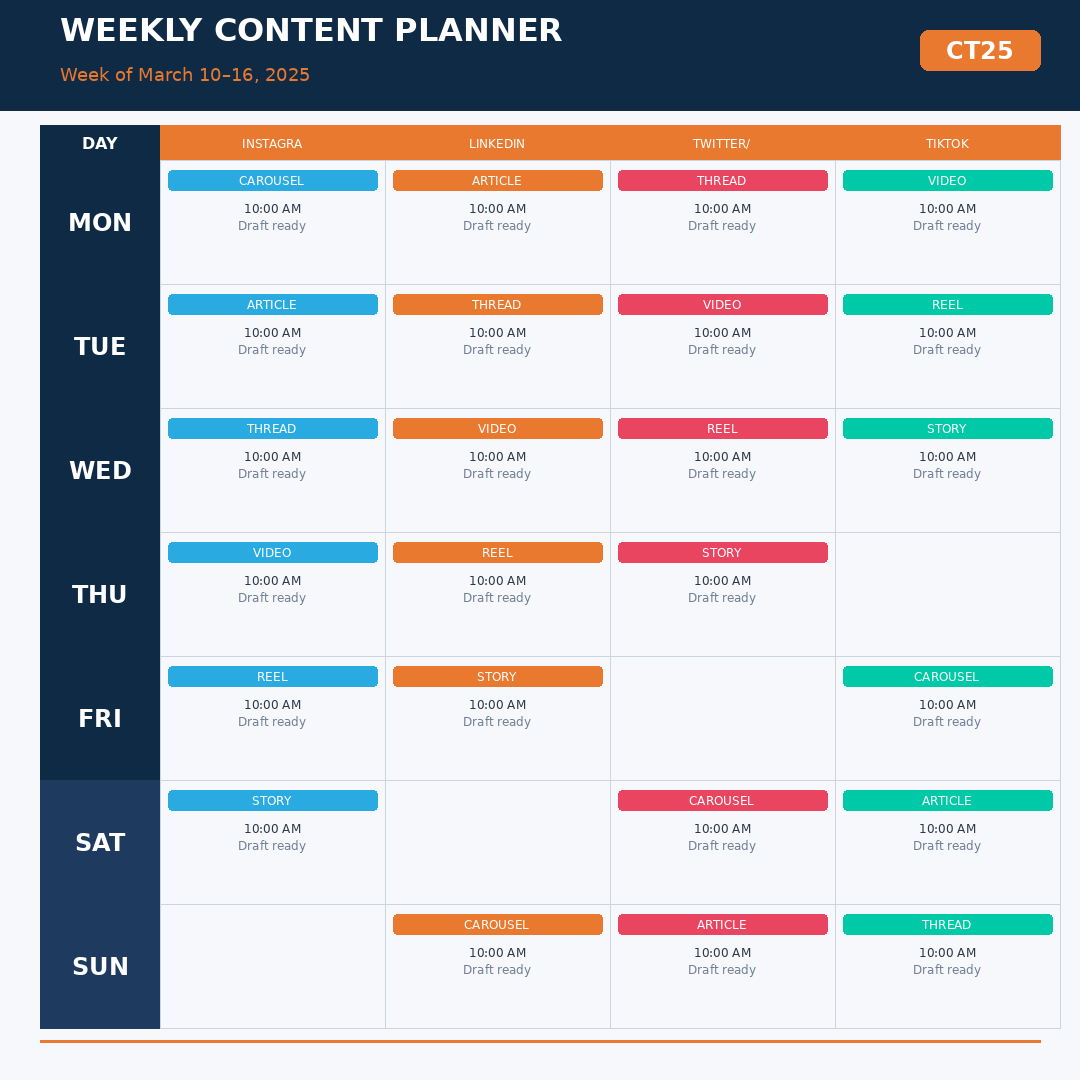 Weekly Planner